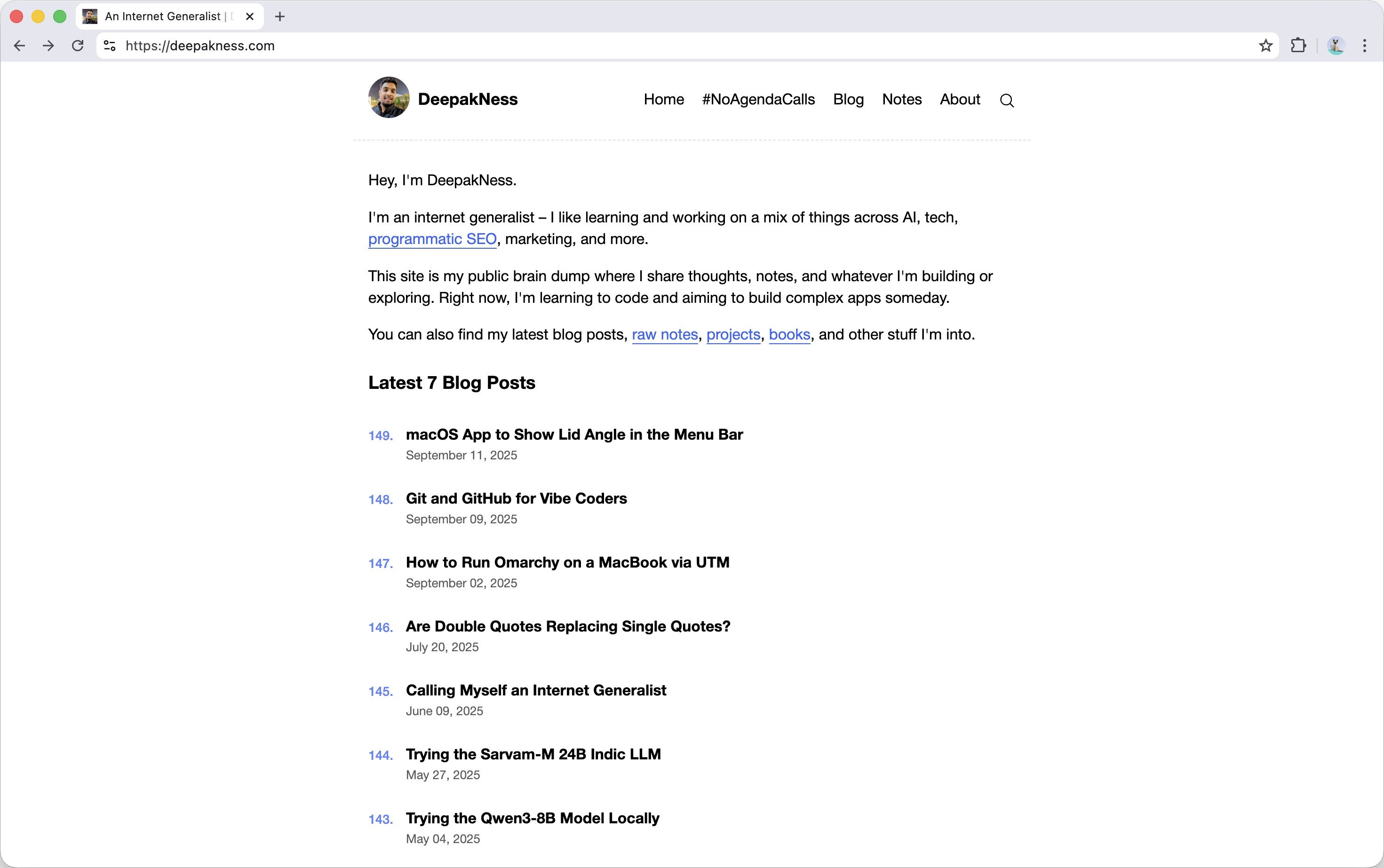 Clean look of the Helium browser