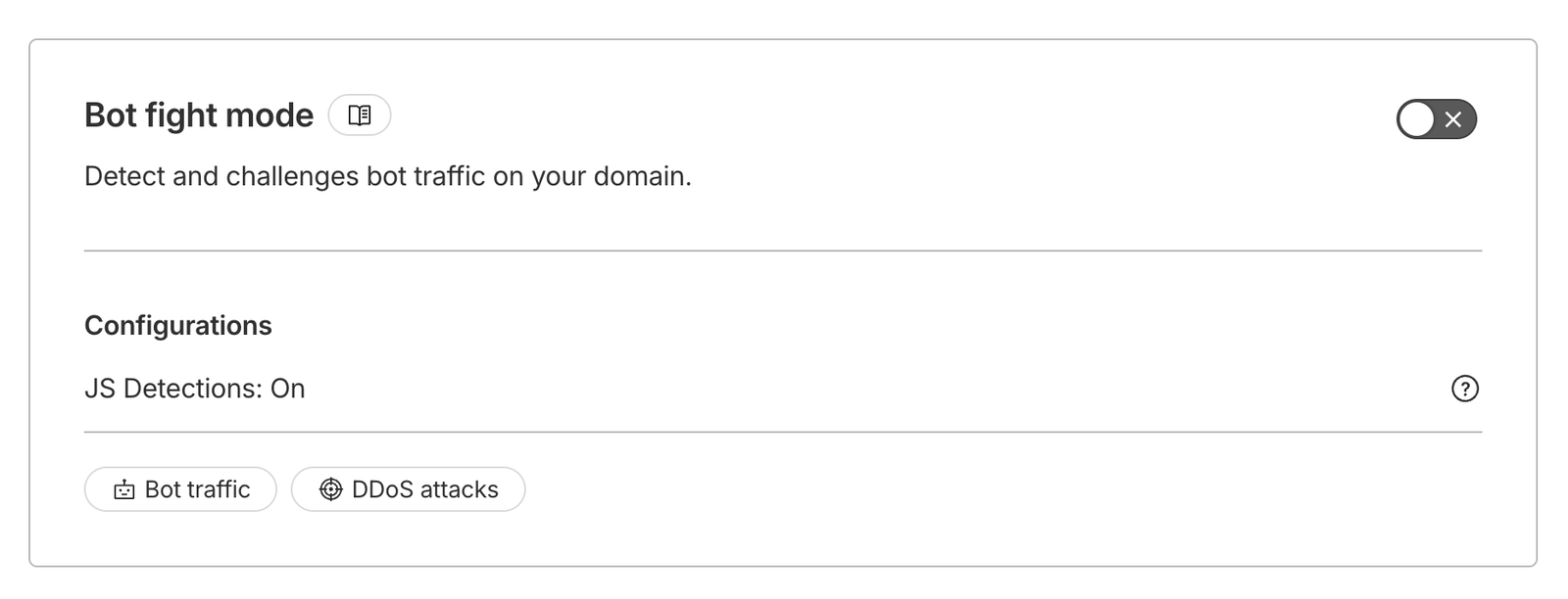 Cloudflare Bot Fight Mode